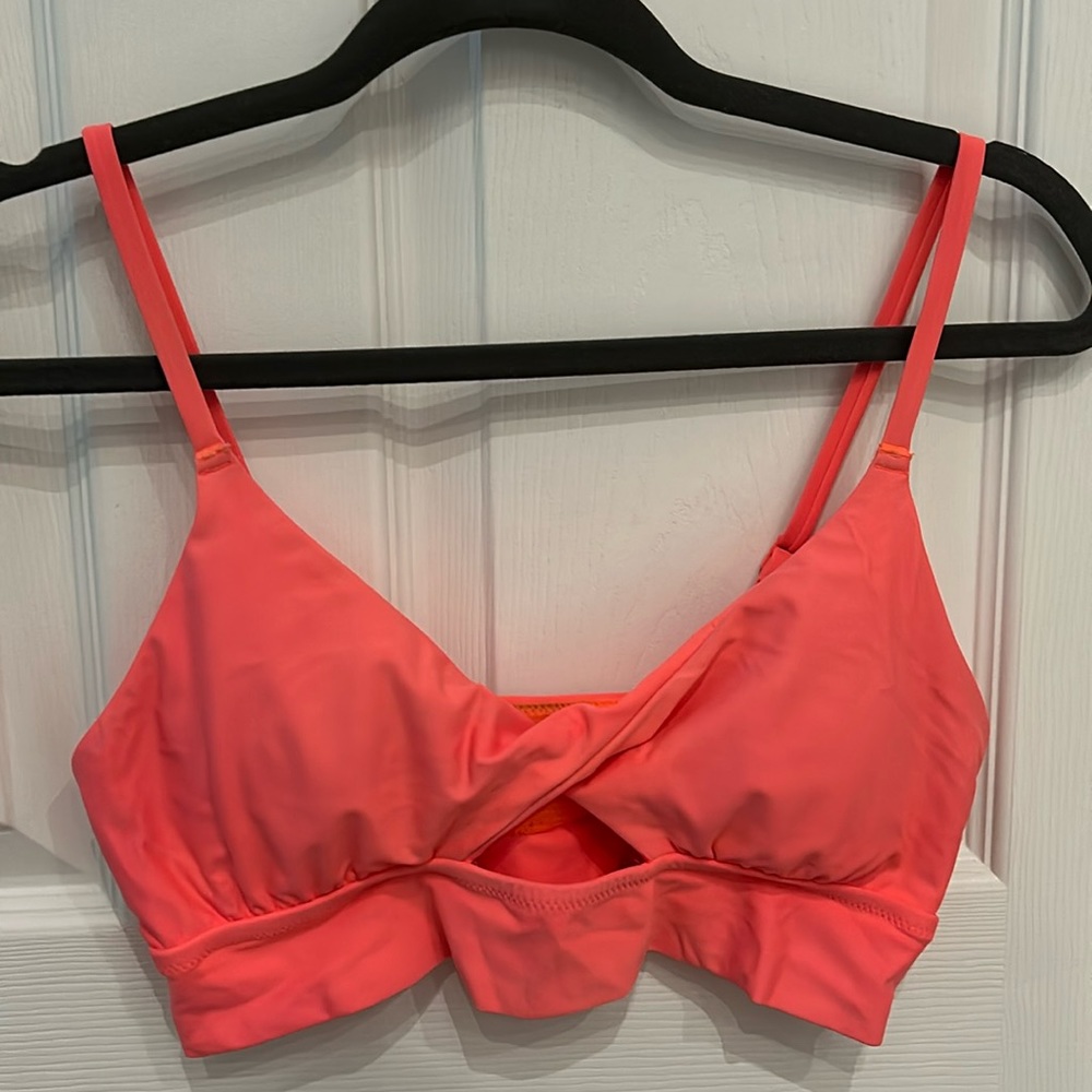 Aerie longline twist bikini top